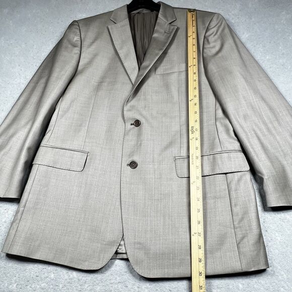 Ermenegildo Zegna Blazer Mens Size 42 Brown Jacket Two Buttons Made In Italy - Picture 7 of 16